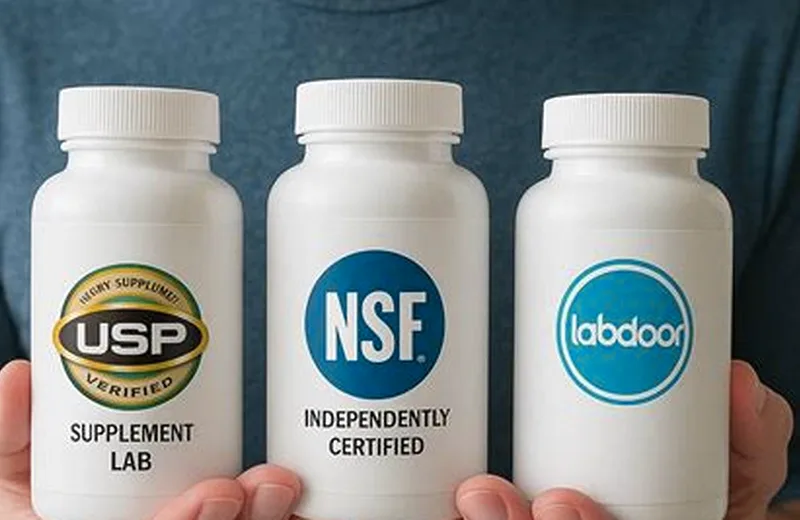 Editorial photo of supplement quality testing in a laboratory