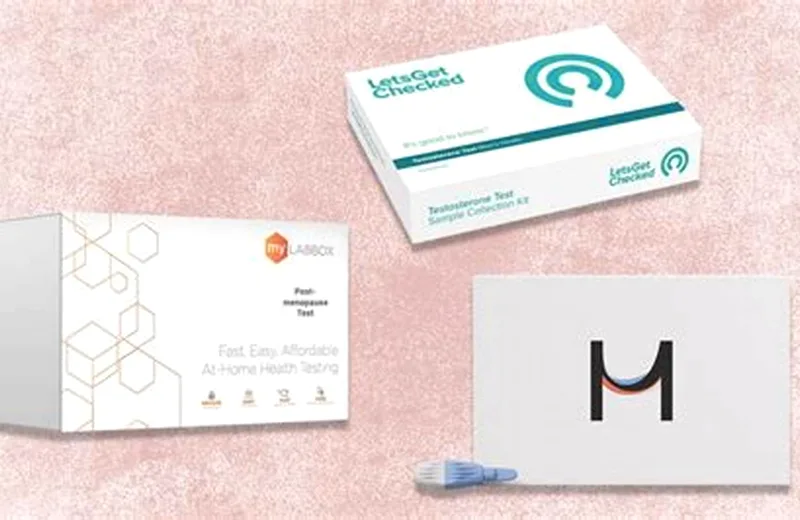 Editorial composition of an at-home hormone test kit
